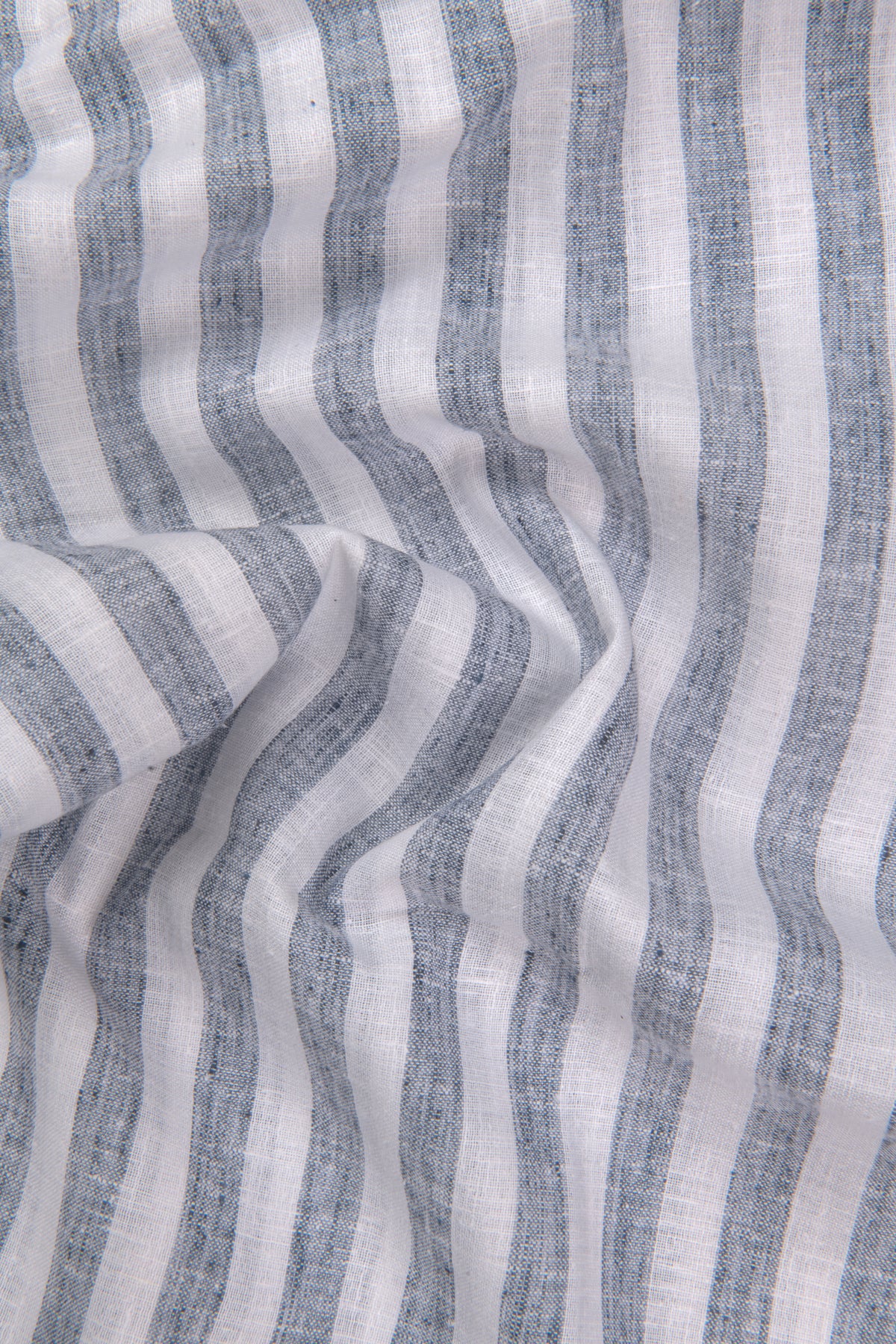 Linen King Blue Patta Print Shirt For Men