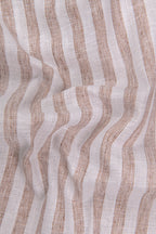 Linen King Wooden Patta Print Shirt For Men