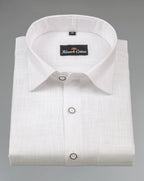 Germany Linen White Shirt For Men