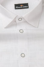 Germany Linen White Shirt For Men