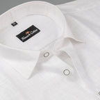 Germany Linen White Shirt For Men