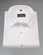 Korean Linen White Shirt For Men