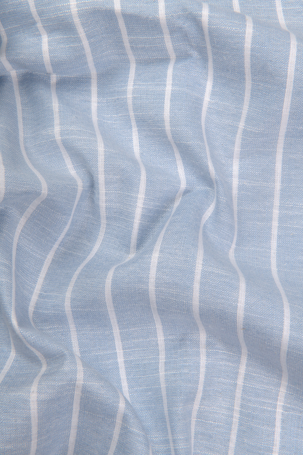 Elite Linen Blue With White Stripe Shirt For Men